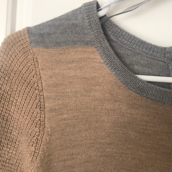 Tan/grey sweater dress - Picture 3 of 3